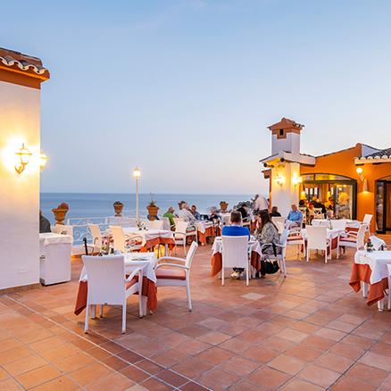 Restaurant La Gritta - Terrasse mit Ausblick
